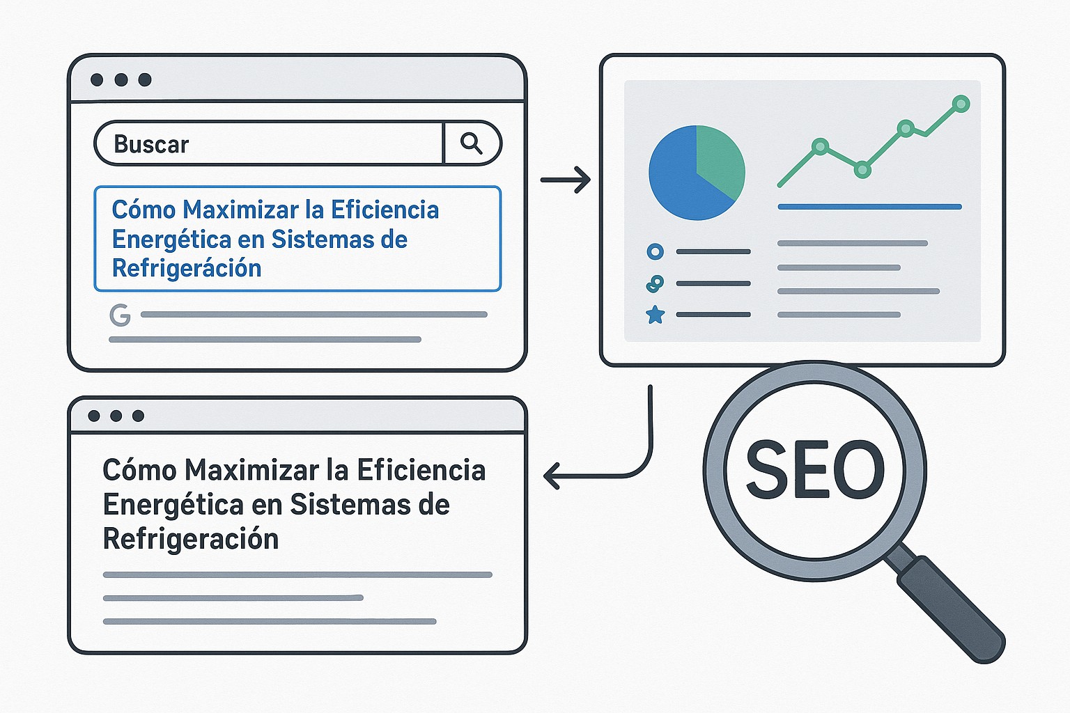 Diagrama sobre eficiencia energetica sistemas frio