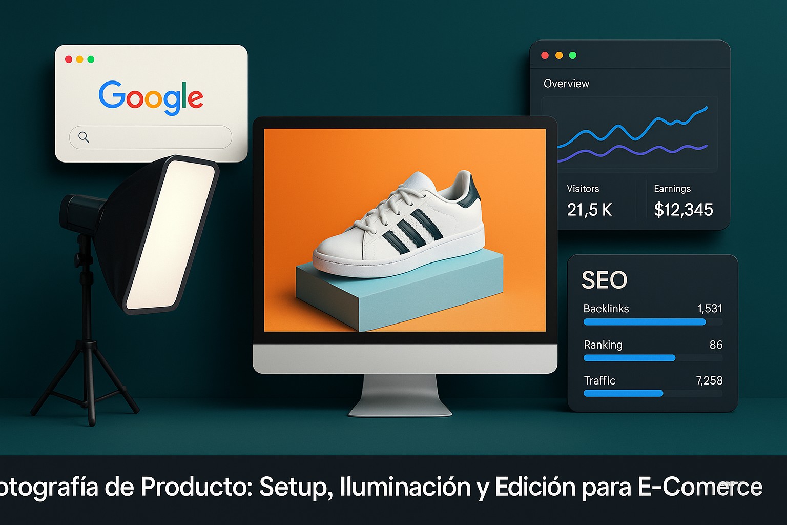 Fotografía de Producto: Setup, Iluminación y Edición para E-Commerce [Guía 2026]
