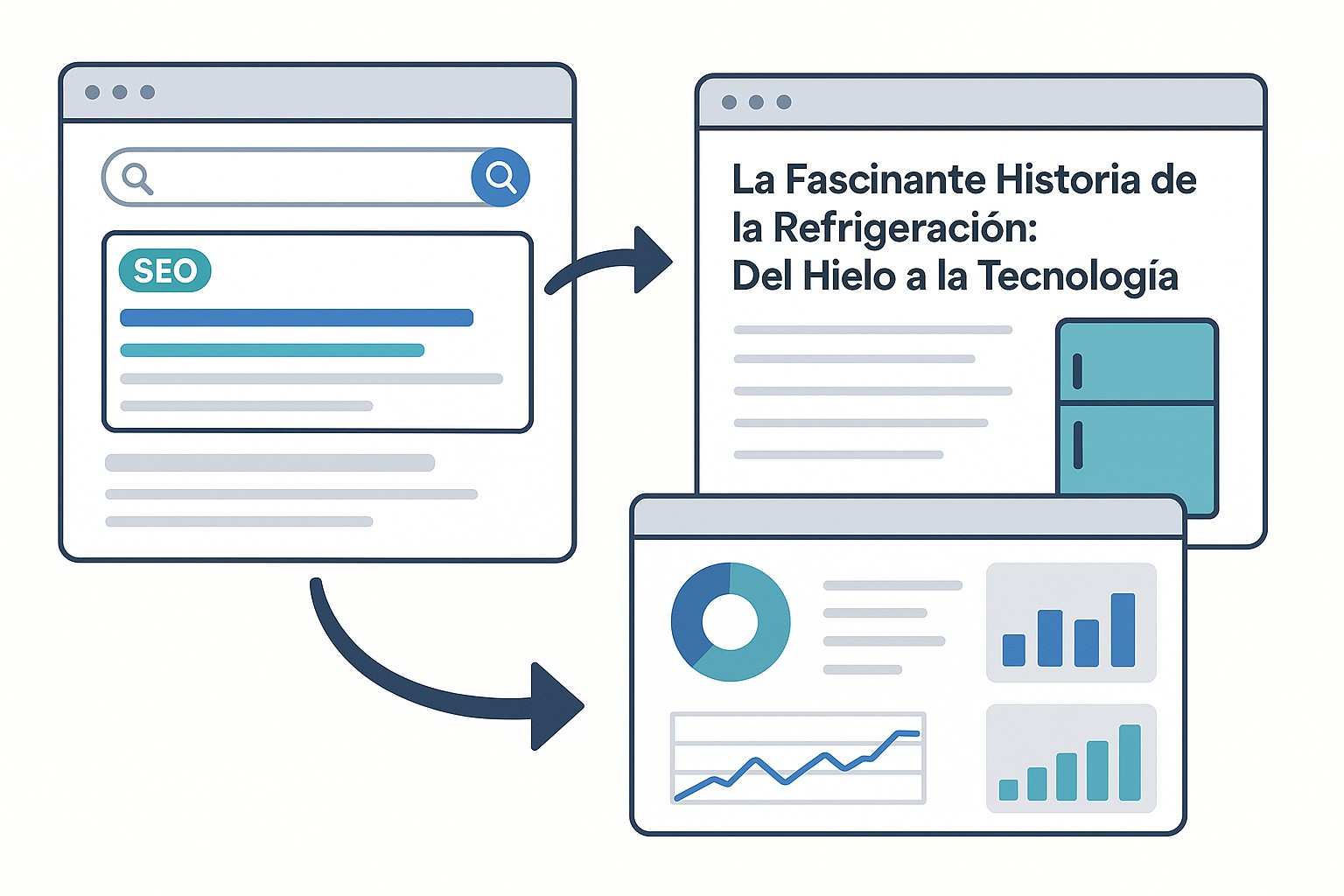 Diagrama sobre historia de la refrigeracion