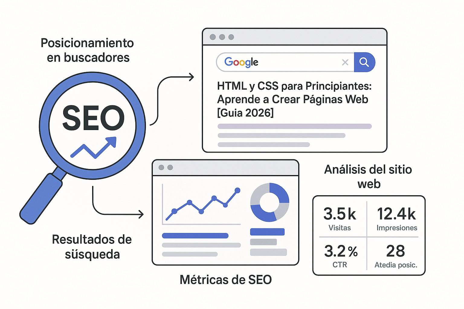 Diagrama sobre html css para principiantes