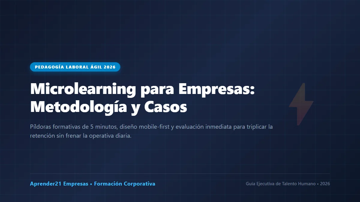 Microlearning para empresas metodología y casos 2026