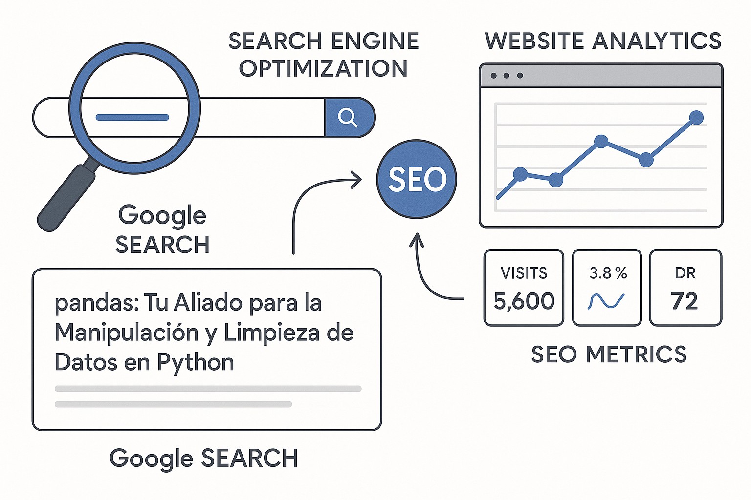 Gráfico de barras mostrando el conteo de valores nulos por columna en un DataFrame de Pandas, un paso clave en la limpieza de datos.