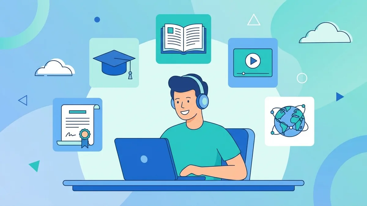 Qué es el E-Learning: Guía Completa de Educación Virtual 2026 | Aprender21